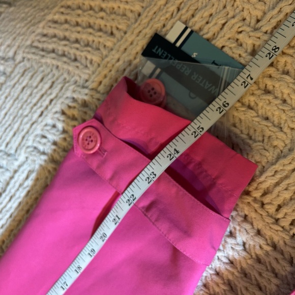 Izod The Great Escape Vibrant Pink Trench Coat with Belt 🆕 - Picture 15 of 16